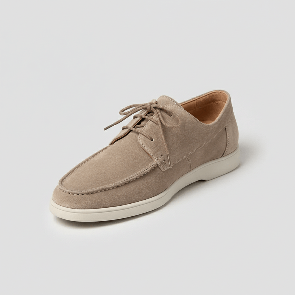 Barrett Lace-Up Casual Loafers with Cushioned Sole