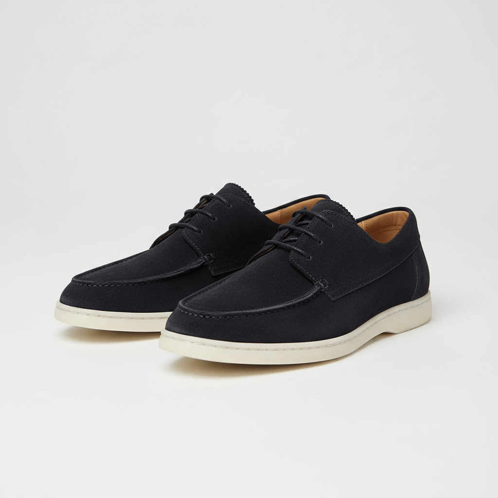 Barrett Lace-Up Casual Loafers with Cushioned Sole