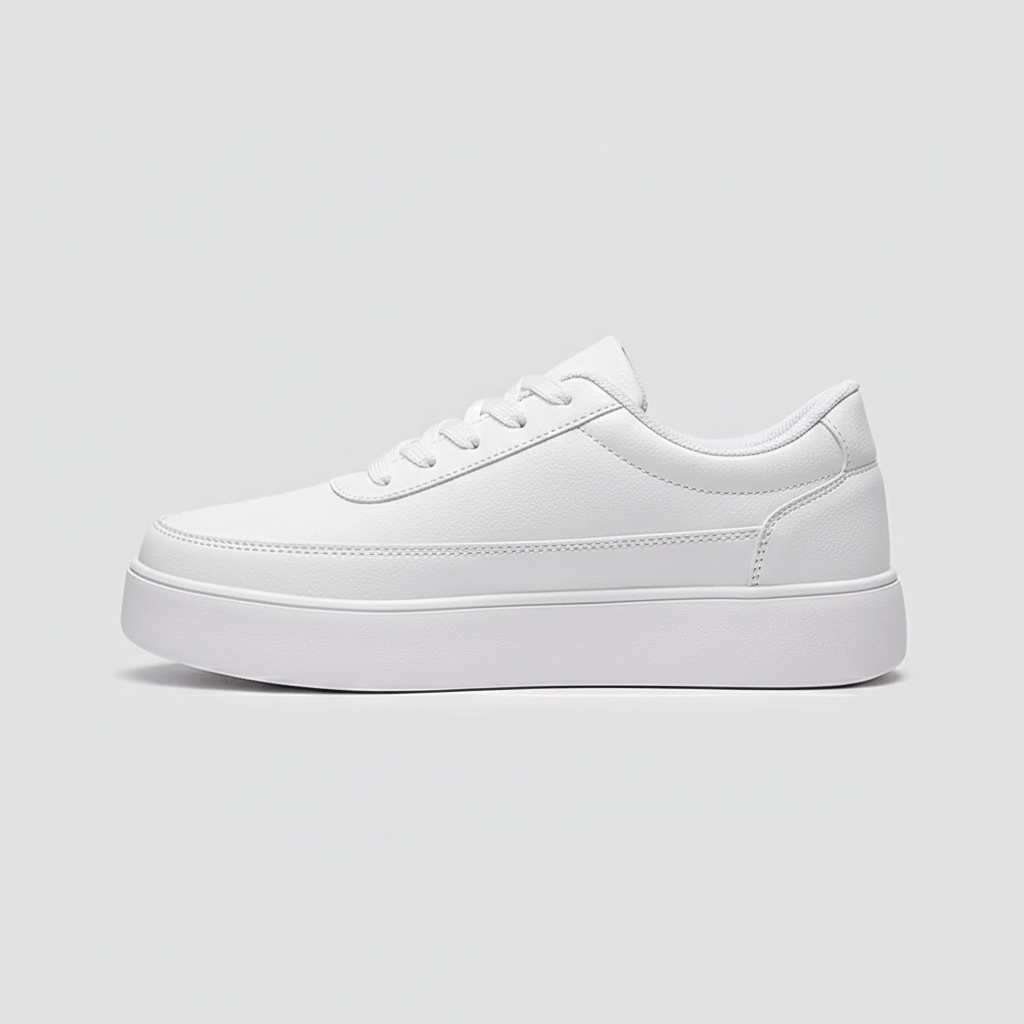 Burton Classic White Sneakers with Minimal Design