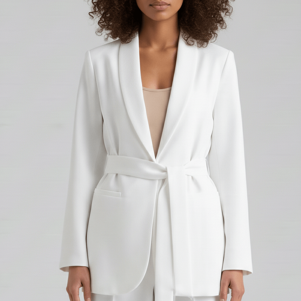 Celestine Two Piece Set Belted Blazer and Wide Leg Pants