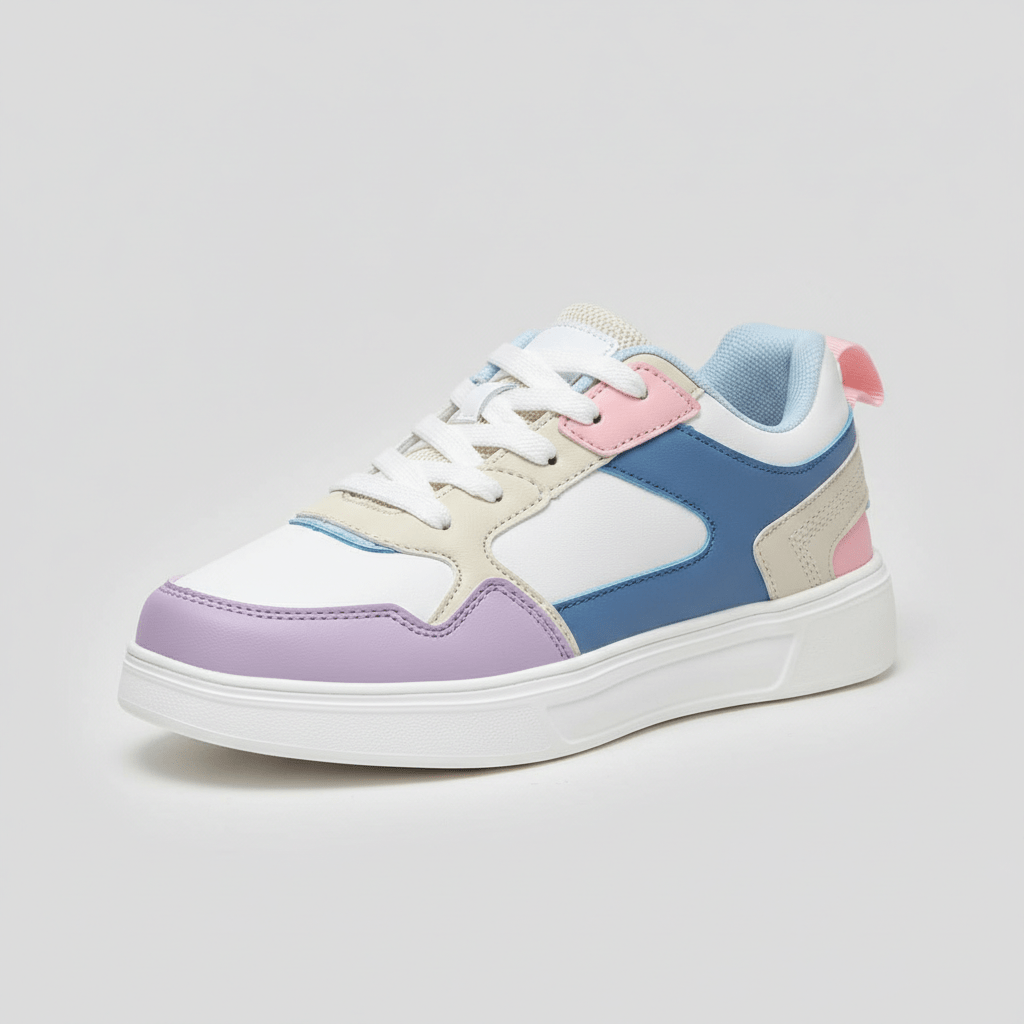 Cherie Trend Style Sneakers with Platform Sole