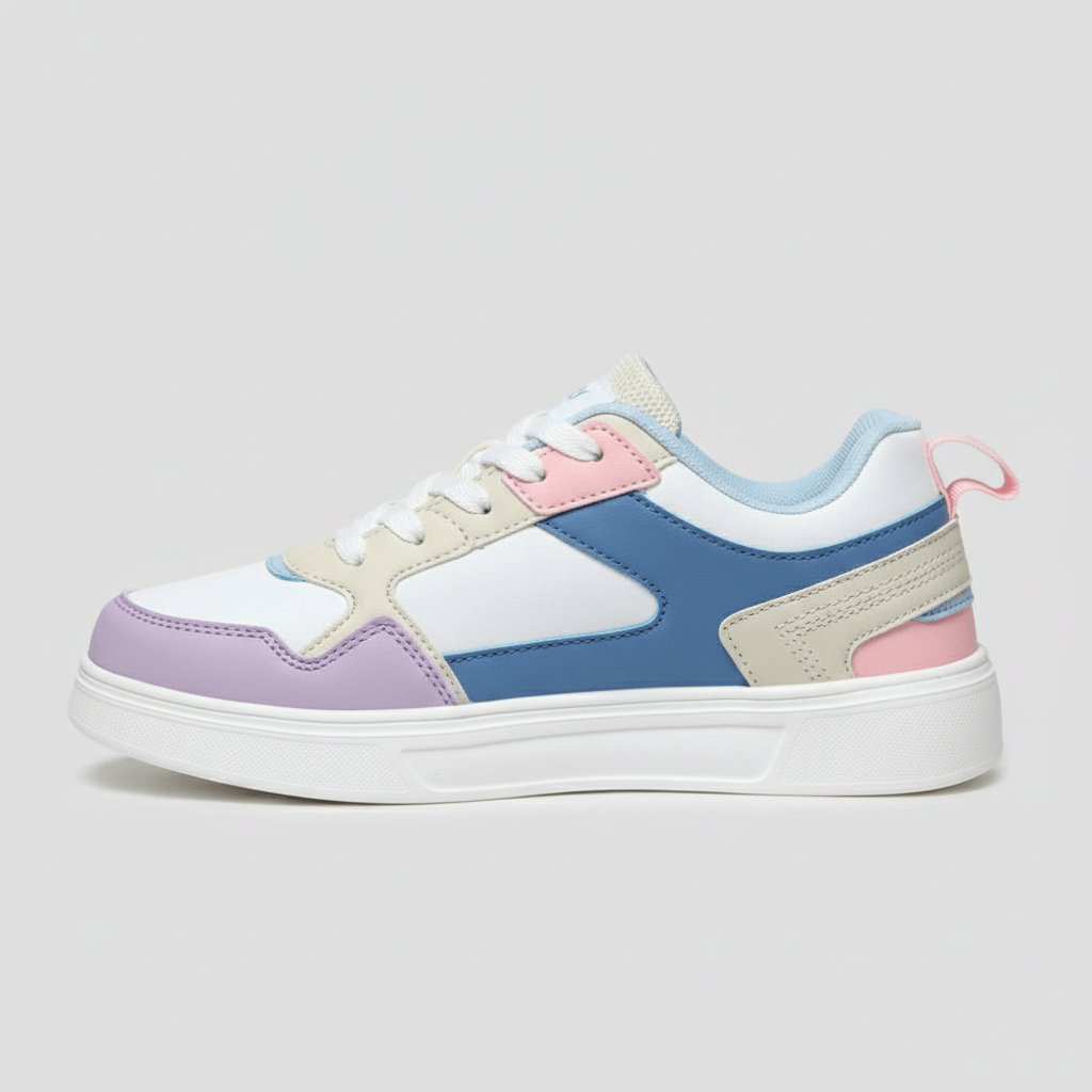 Cherie Trend Style Sneakers with Platform Sole