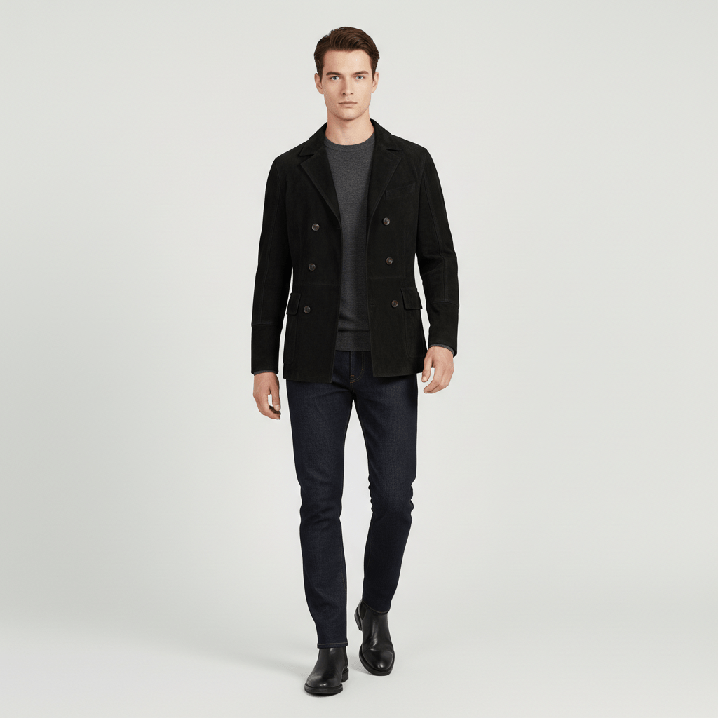 Dale Double Breasted Blazer Classic Tailored Blazer