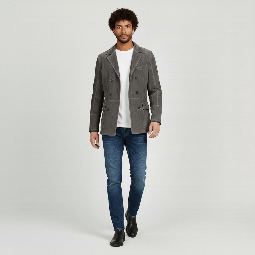 Dale Double Breasted Blazer Classic Tailored Blazer