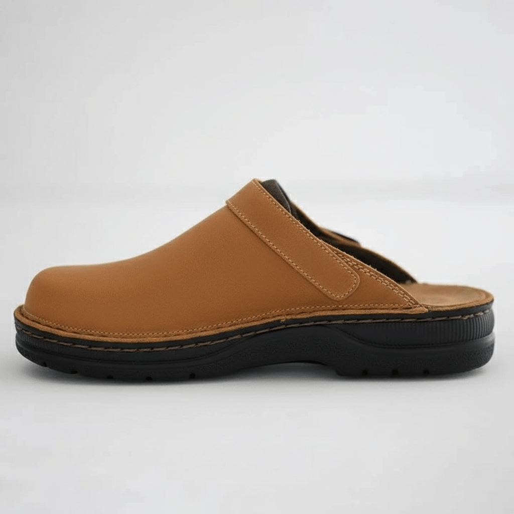 Dane Buckle Strap Clogs Closed Toe Slip On Sandals