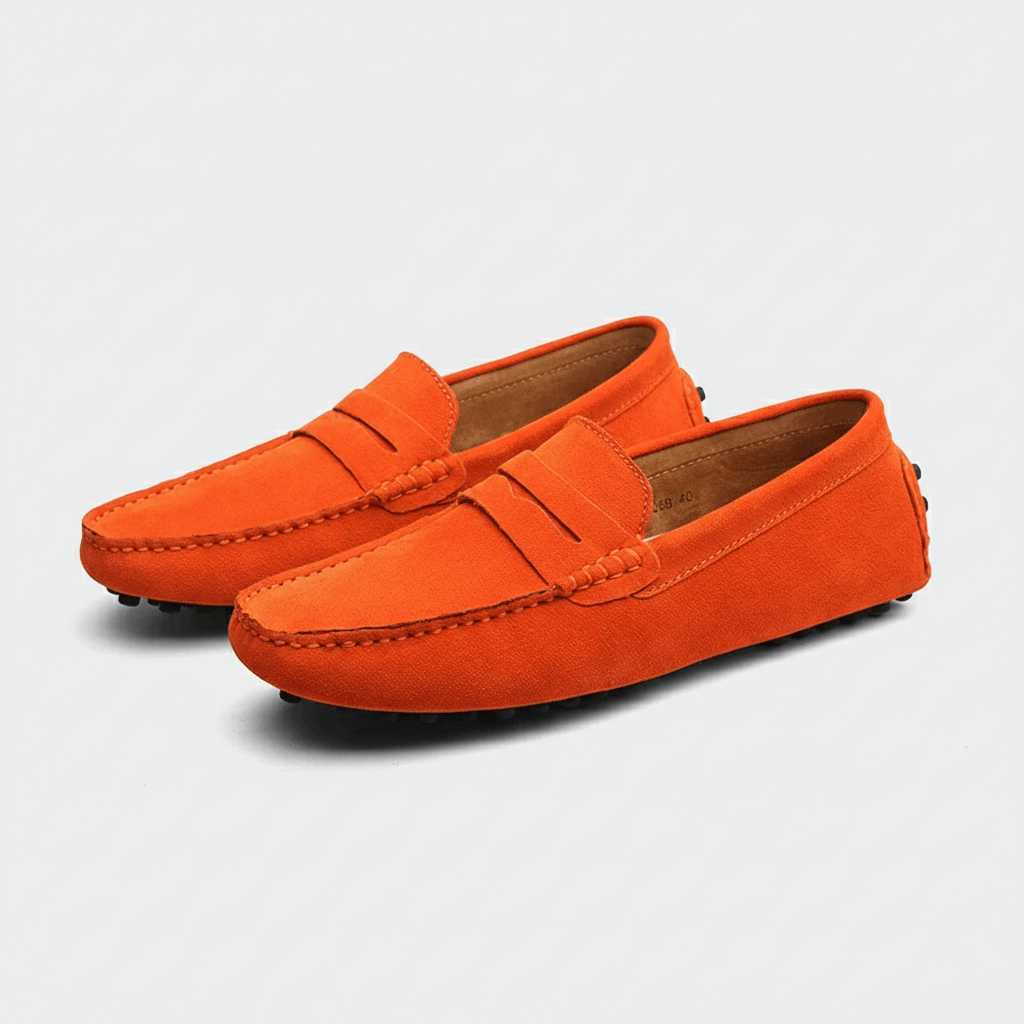 Darren Classic Driving Loafers with Flexible Grip Sole