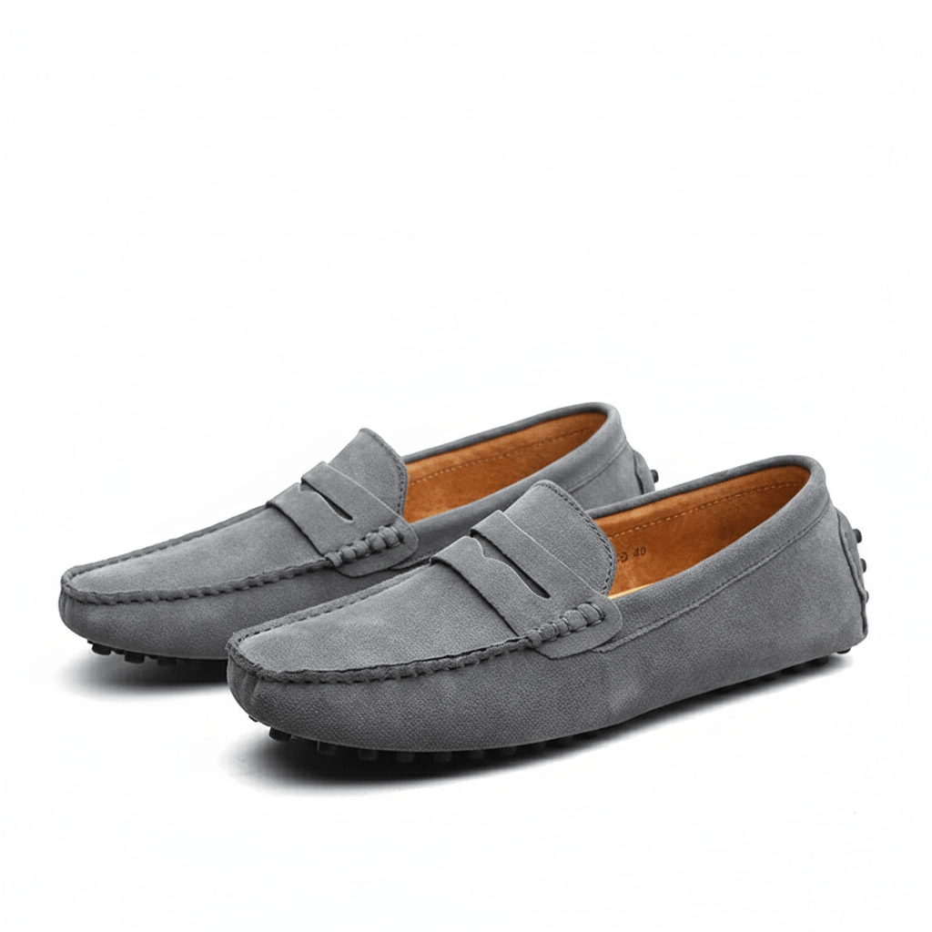 Darren Classic Driving Loafers with Flexible Grip Sole