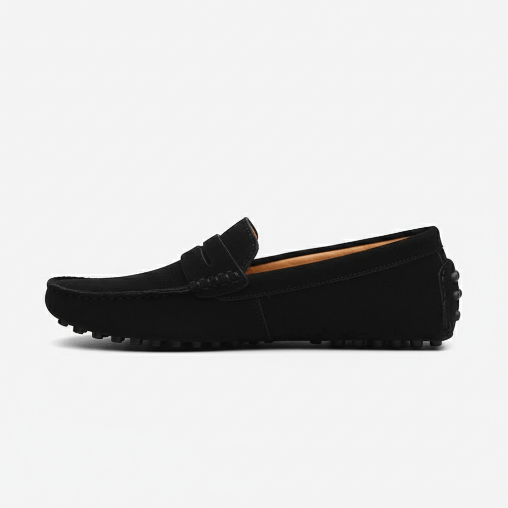 Darren Classic Driving Loafers with Flexible Grip Sole