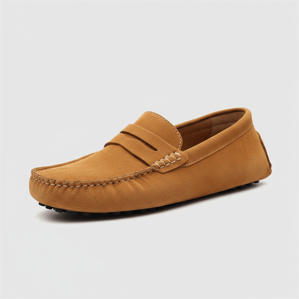 Darren Classic Driving Loafers with Flexible Grip Sole