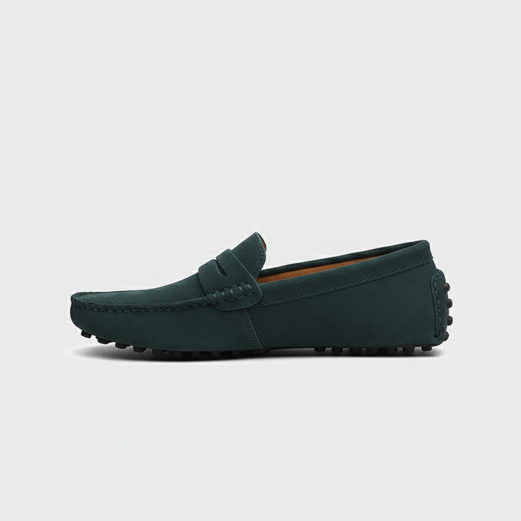 Darren Classic Driving Loafers with Flexible Grip Sole