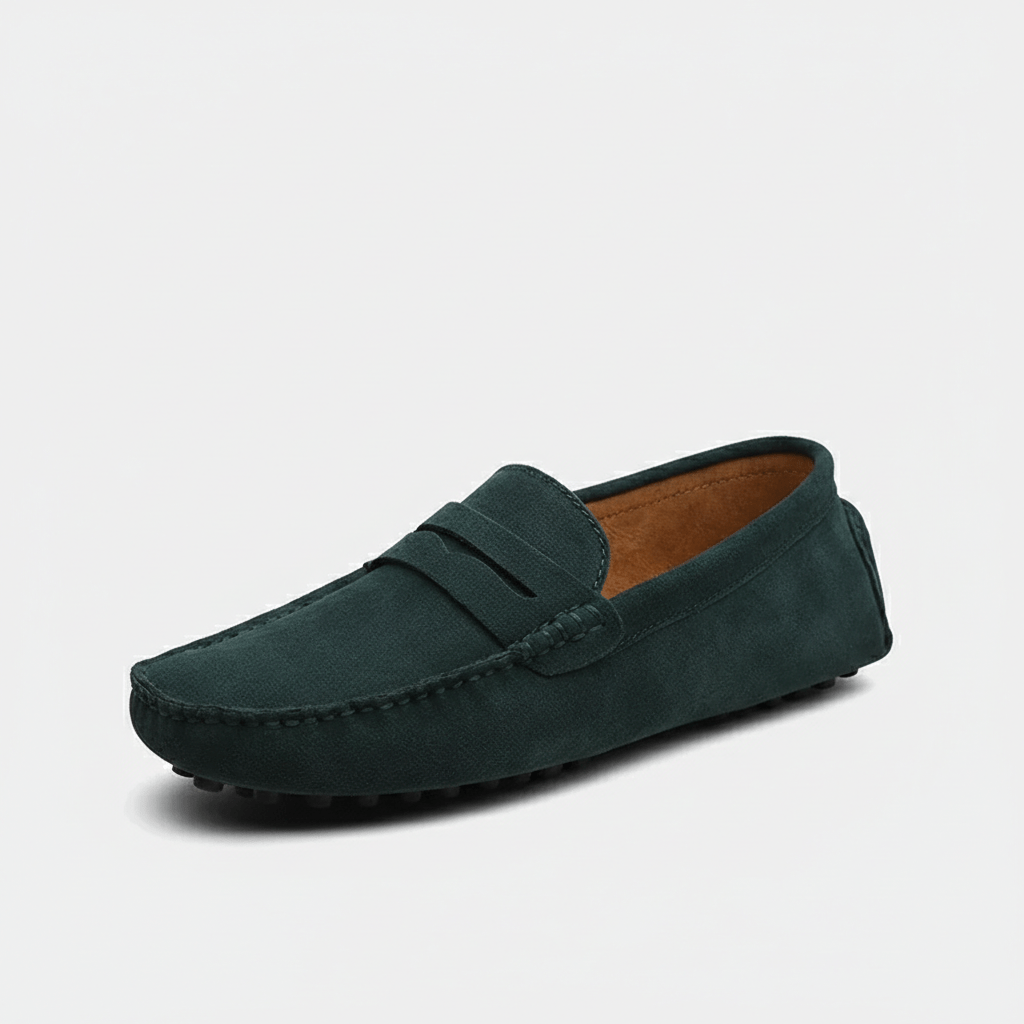 Darren Classic Driving Loafers with Flexible Grip Sole