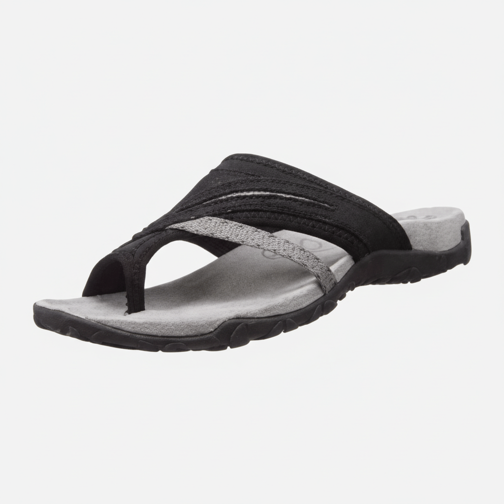 Delia Slip-On Thong Sandals with Cushioned Sole