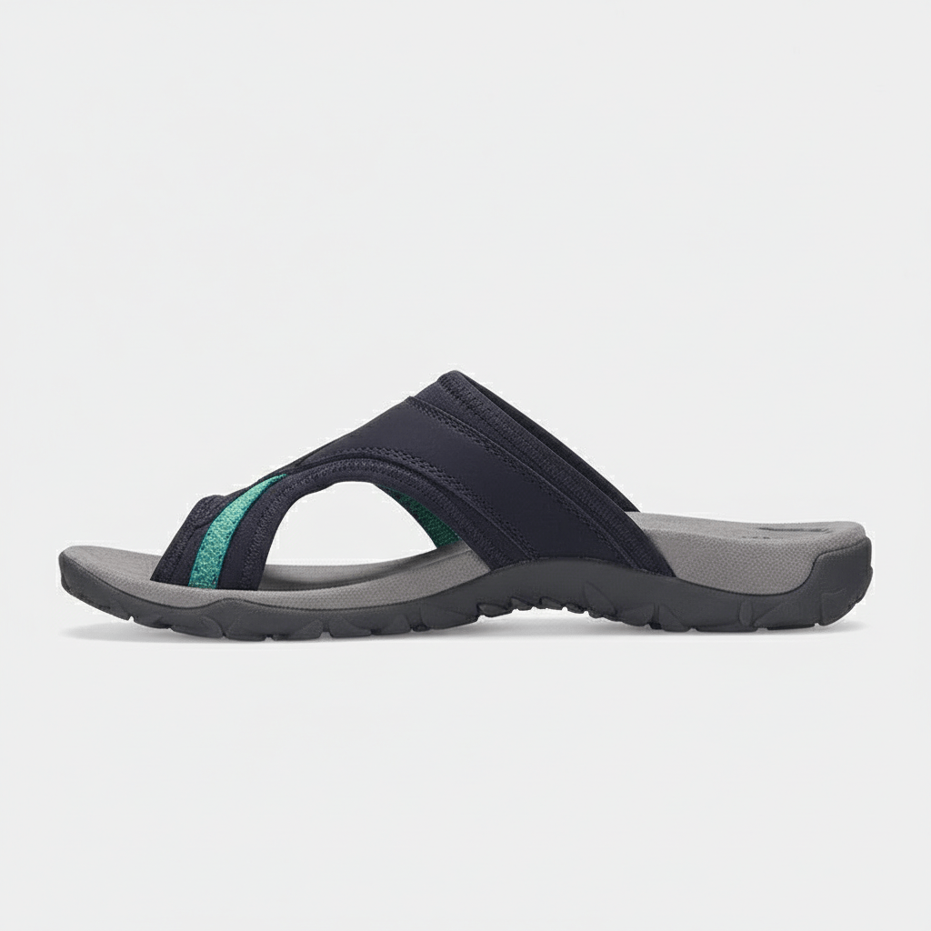 Delia Slip-On Thong Sandals with Cushioned Sole