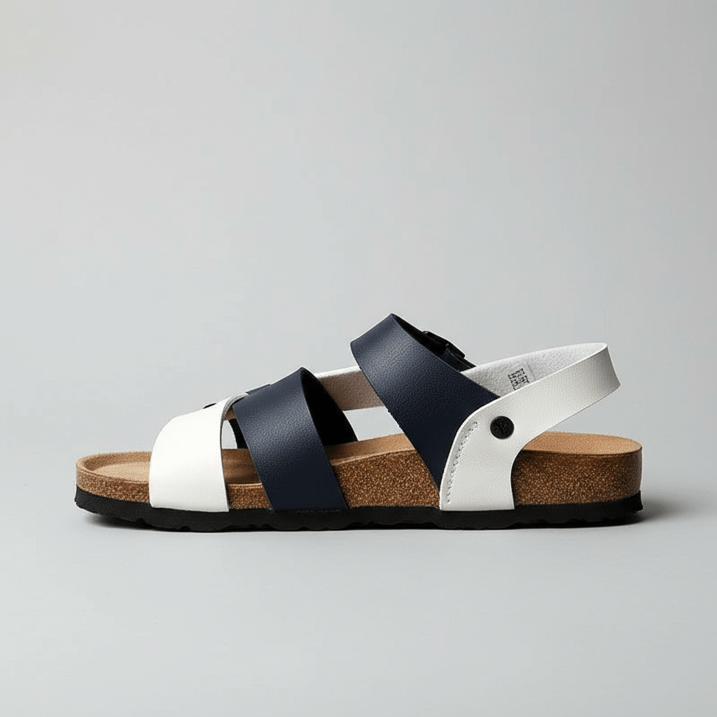 Gareth Buckle Strap Sandals Open Toe Comfort Sandals