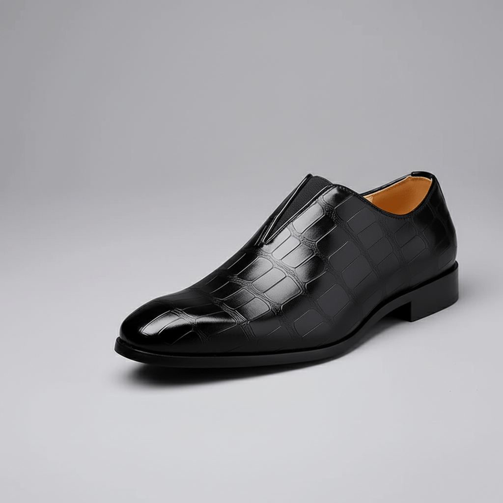 Granville Formal Slip-On Loafers with Structured Sole