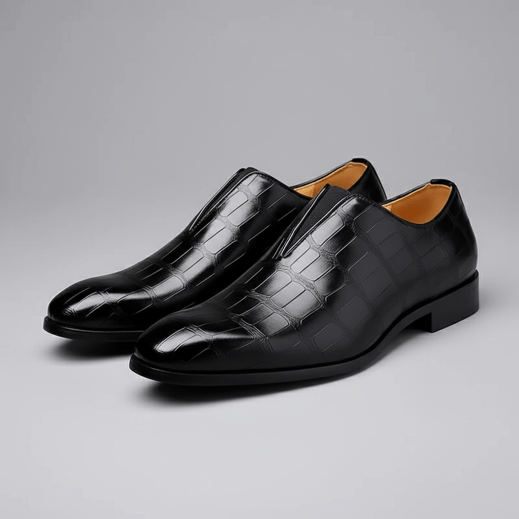 Granville Formal Slip-On Loafers with Structured Sole