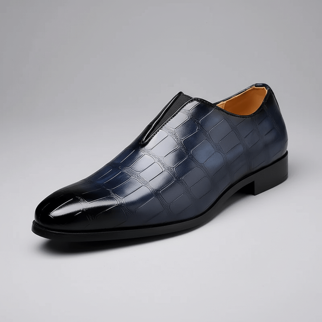 Granville Formal Slip-On Loafers with Structured Sole