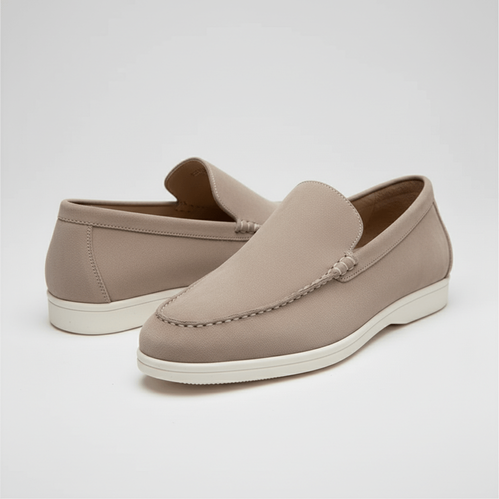 Grayson Minimal Slip-On Loafers with Lightweight Comfort Sole