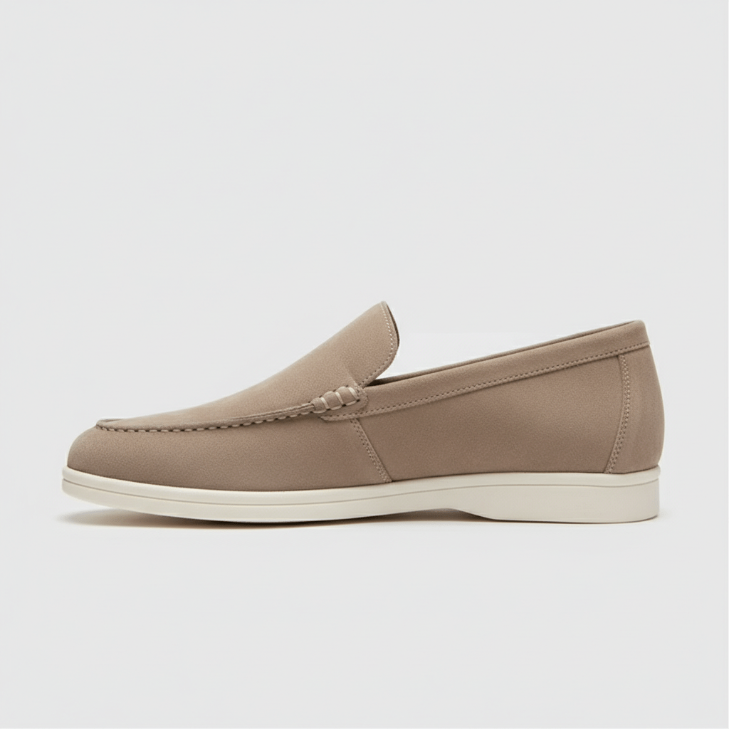 Grayson Minimal Slip-On Loafers with Lightweight Comfort Sole