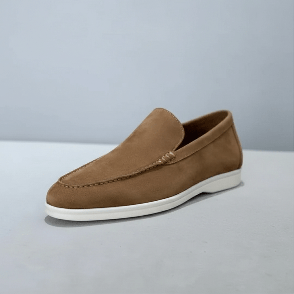 Grayson Minimal Slip-On Loafers with Lightweight Comfort Sole