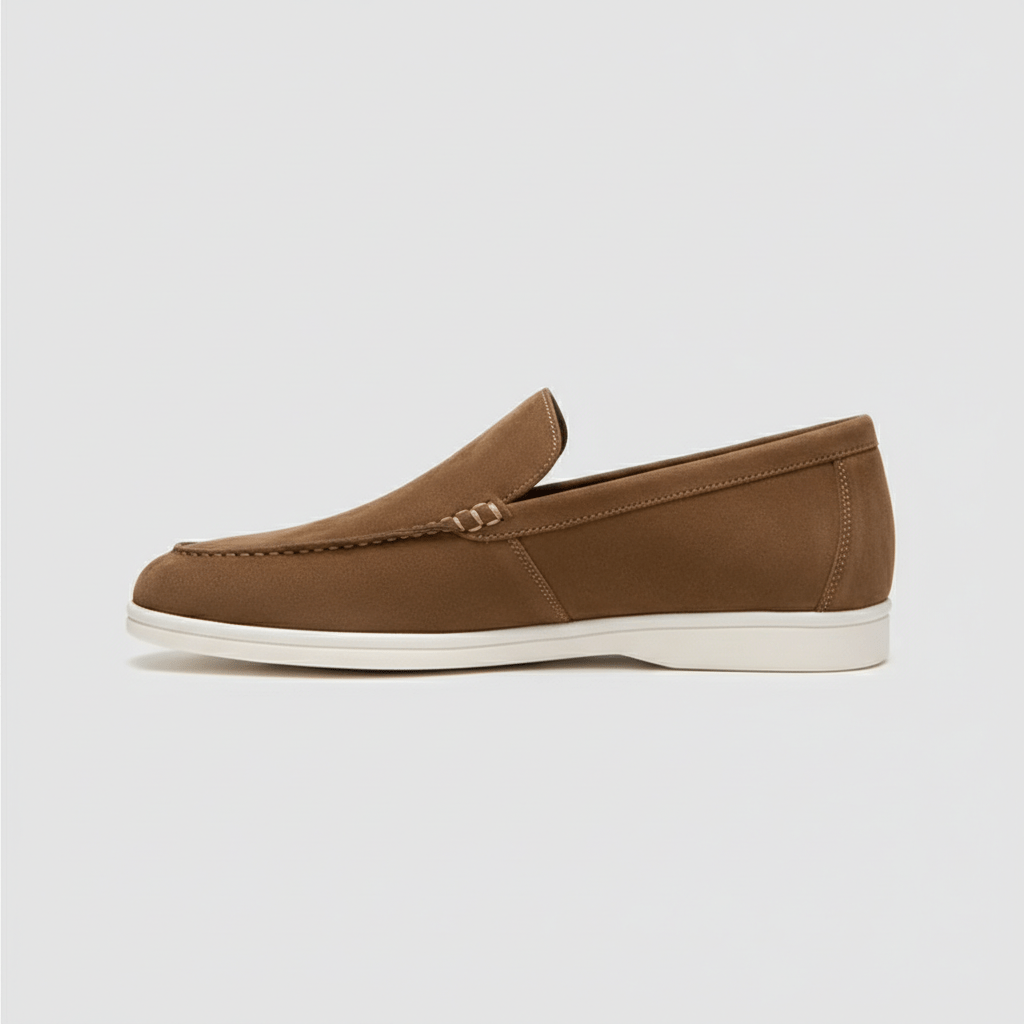 Grayson Minimal Slip-On Loafers with Lightweight Comfort Sole