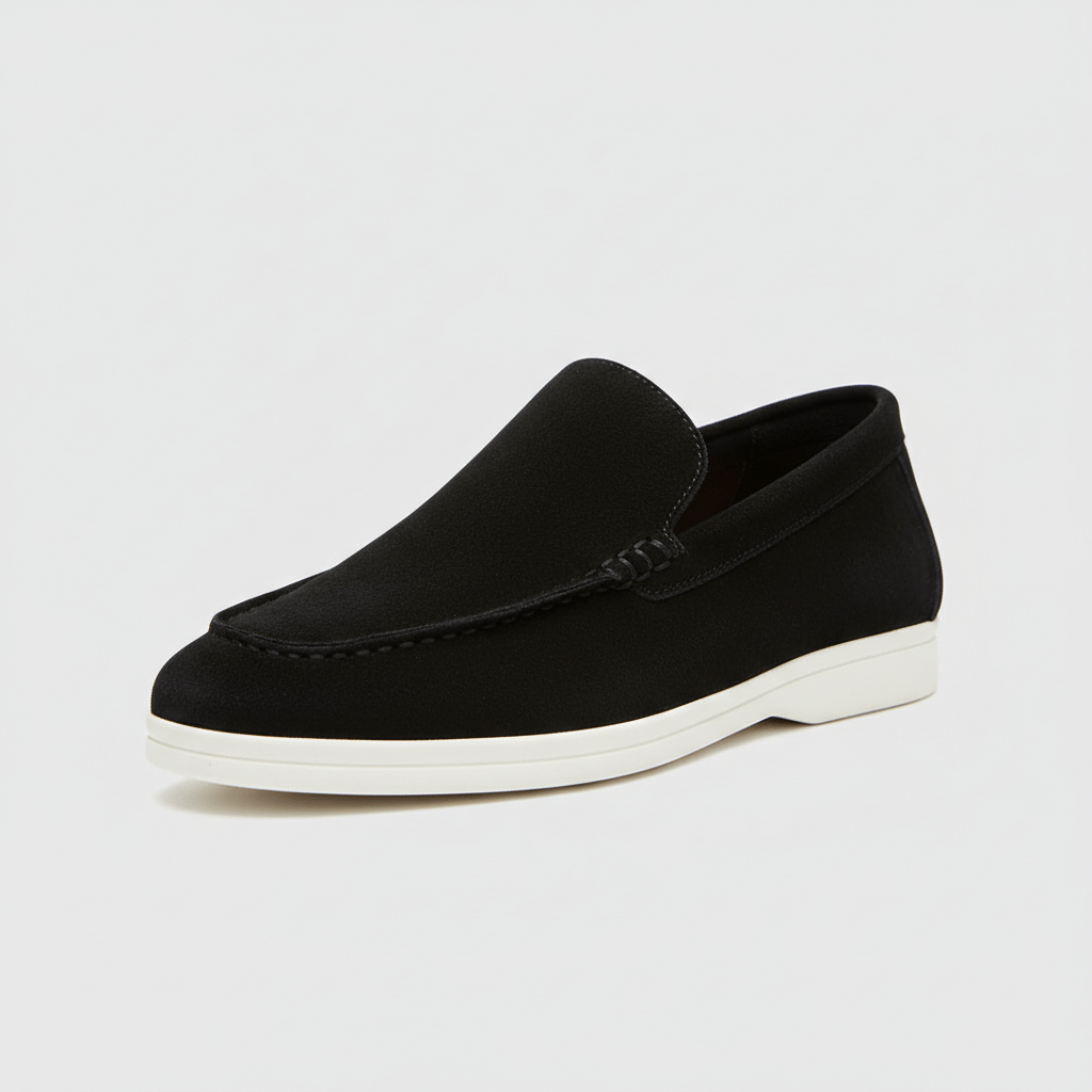 Grayson Minimal Slip-On Loafers with Lightweight Comfort Sole