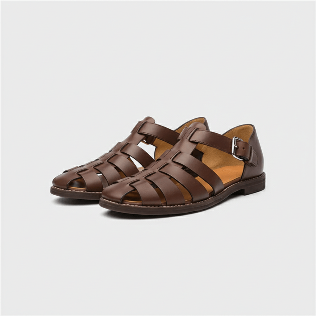 Hampton Closed Toe Fisherman Sandals Buckle Strap Sandals
