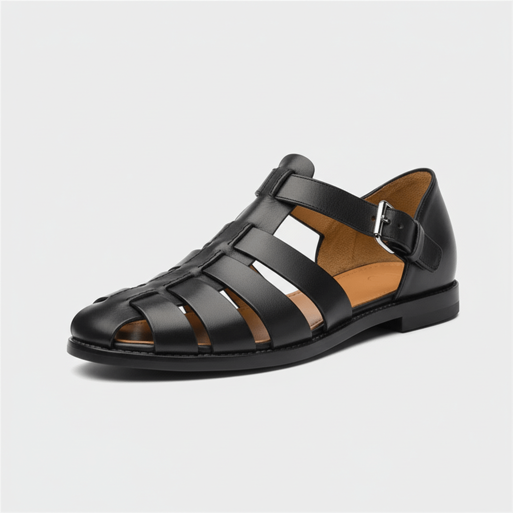 Hampton Closed Toe Fisherman Sandals Buckle Strap Sandals