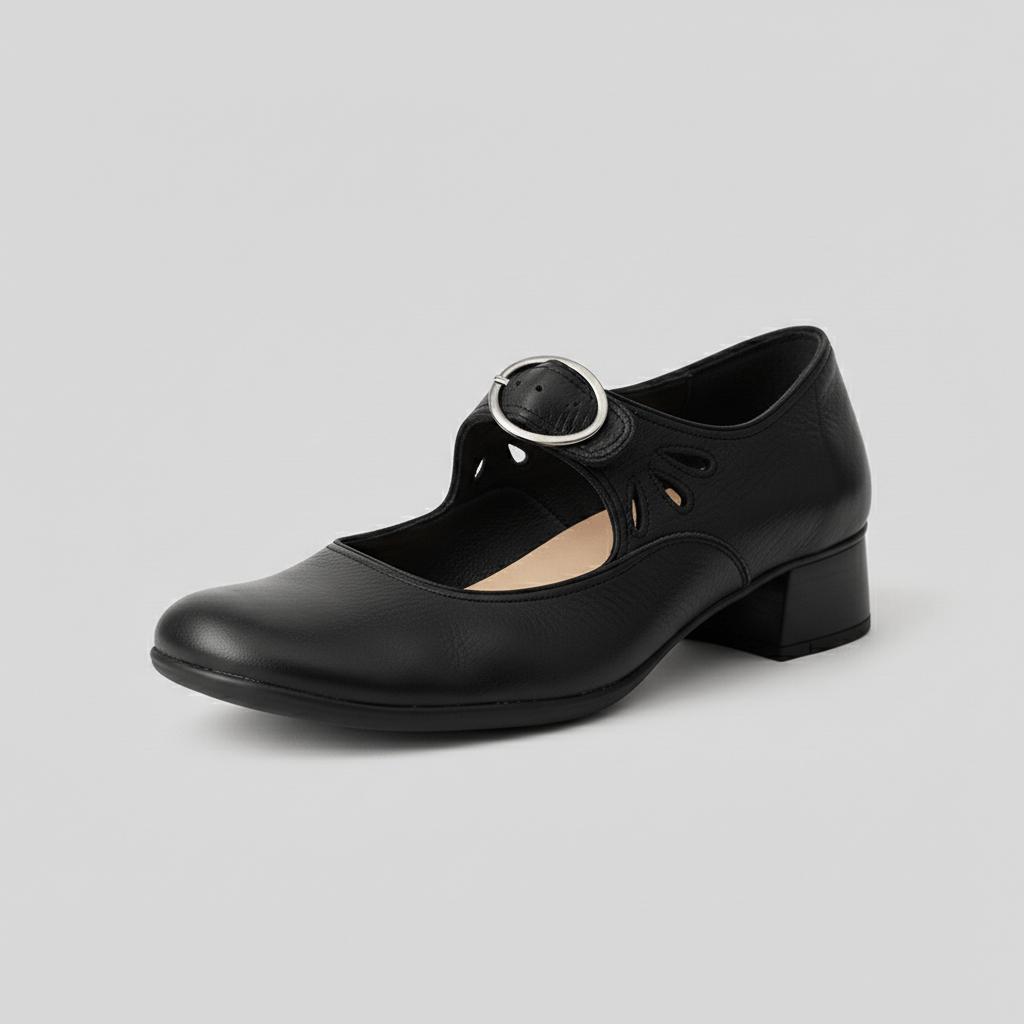 Harlow Elegant Buckle Sandals – Classic Comfort Style