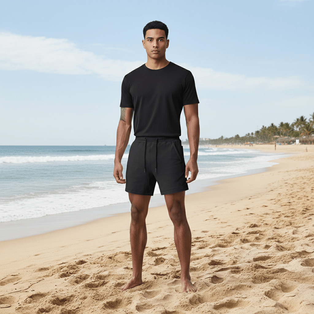 Herbert Drawstring Sport Shorts with Side Slip Pockets