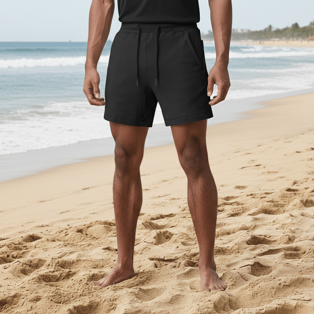 Herbert Drawstring Sport Shorts with Side Slip Pockets