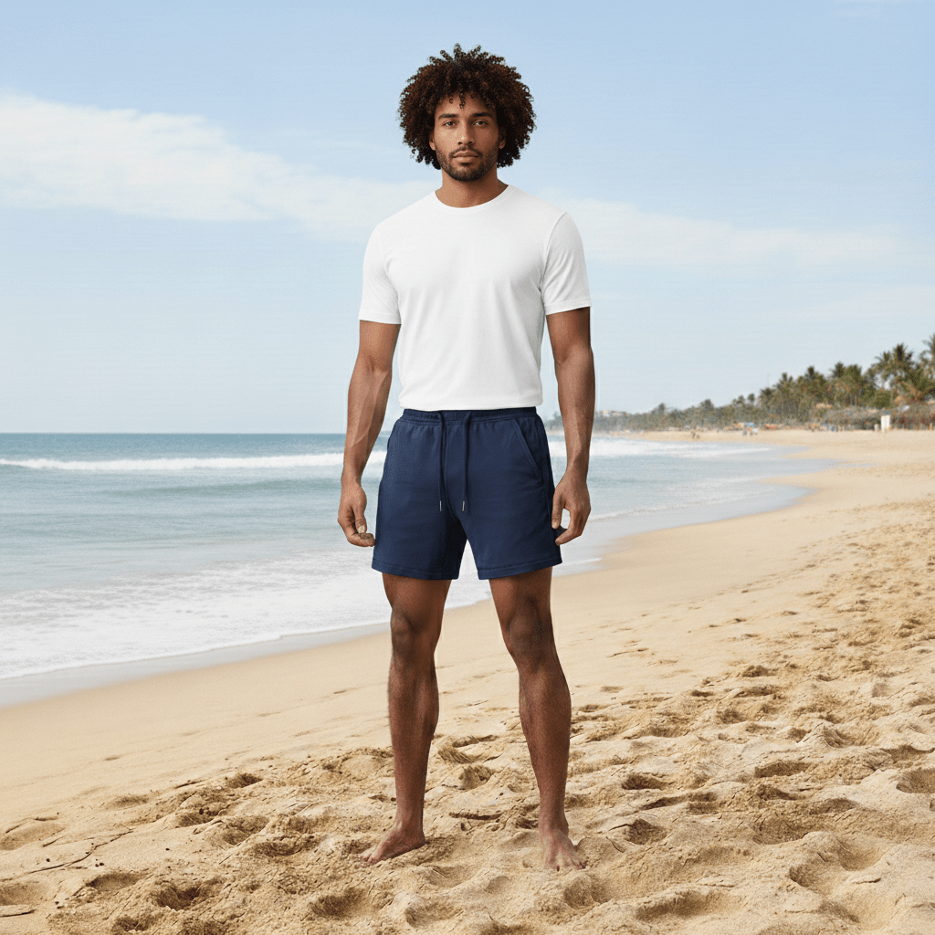 Herbert Drawstring Sport Shorts with Side Slip Pockets