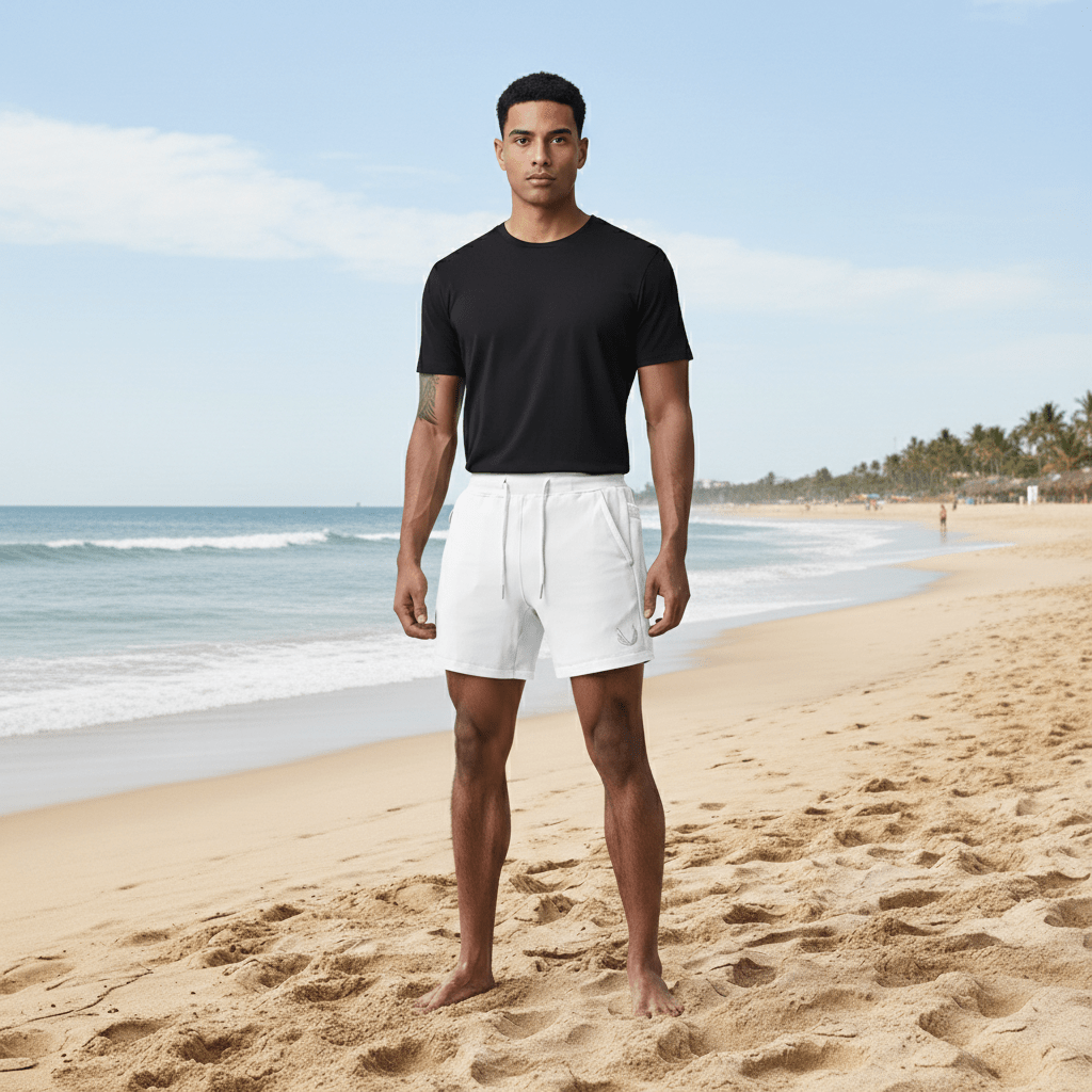 Herbert Drawstring Sport Shorts with Side Slip Pockets