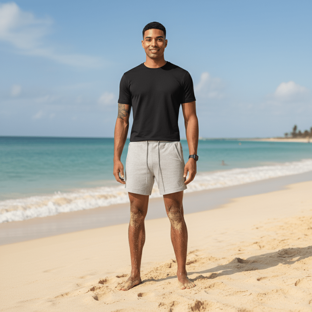 Herbert Drawstring Sport Shorts with Side Slip Pockets