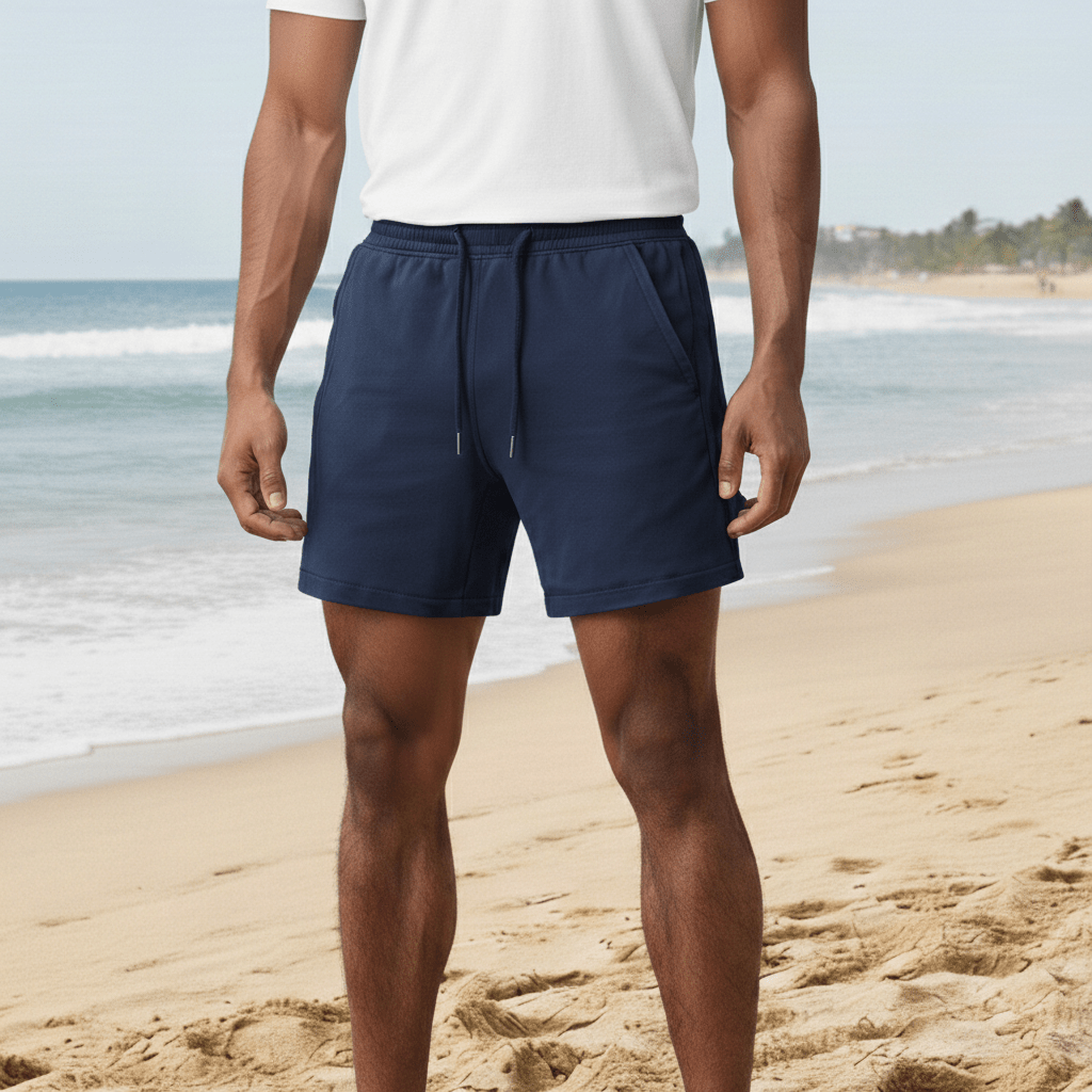 Herbert Drawstring Sport Shorts with Side Slip Pockets