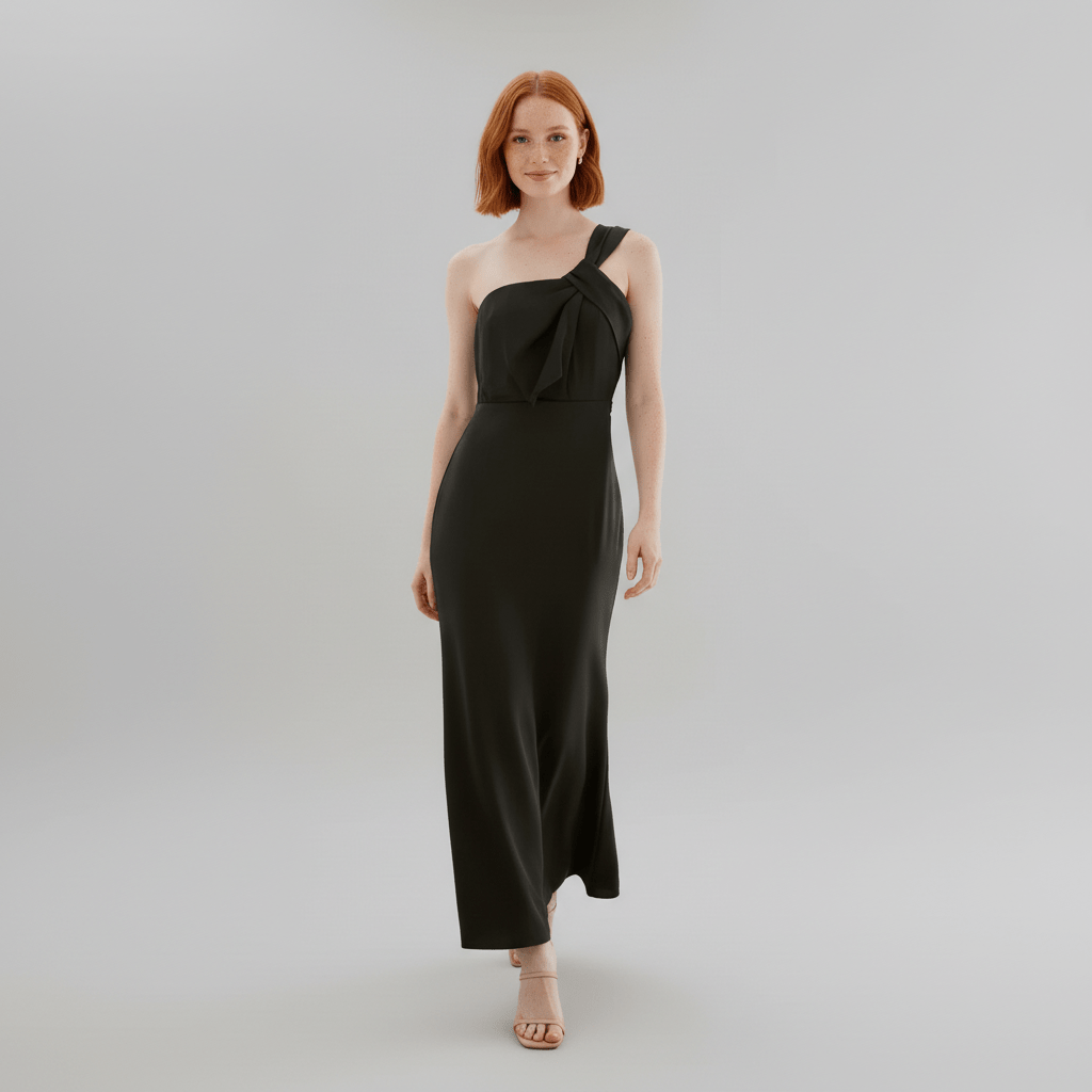 Juliana Elegant Satin Wedding Guest Dress