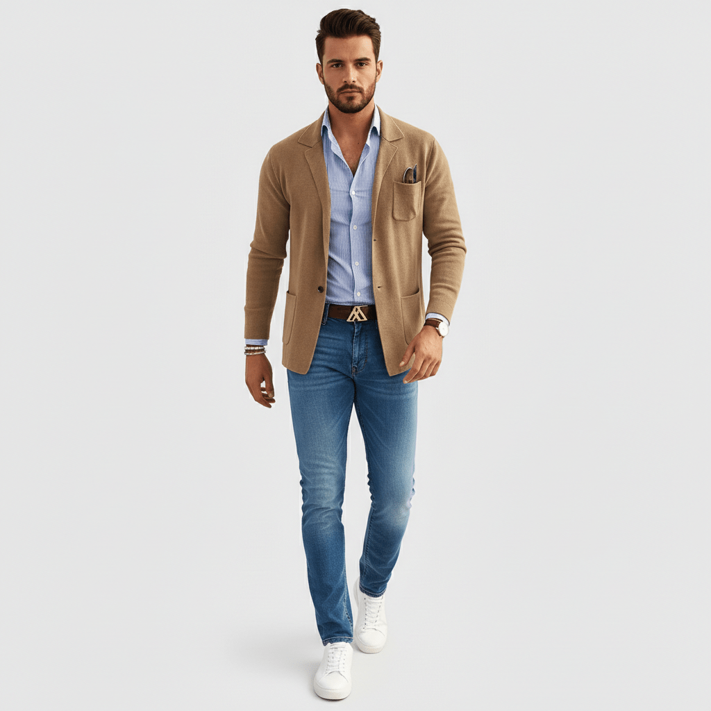 Kai Single Breasted Blazer Casual Tailored Blazer