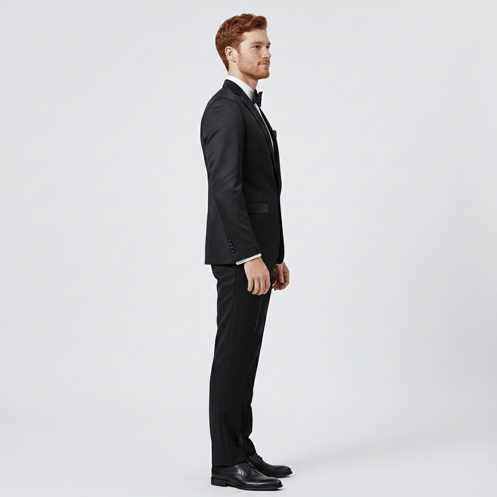 Kurt Single Button Blazer with Notch Lapel and Flap Pockets