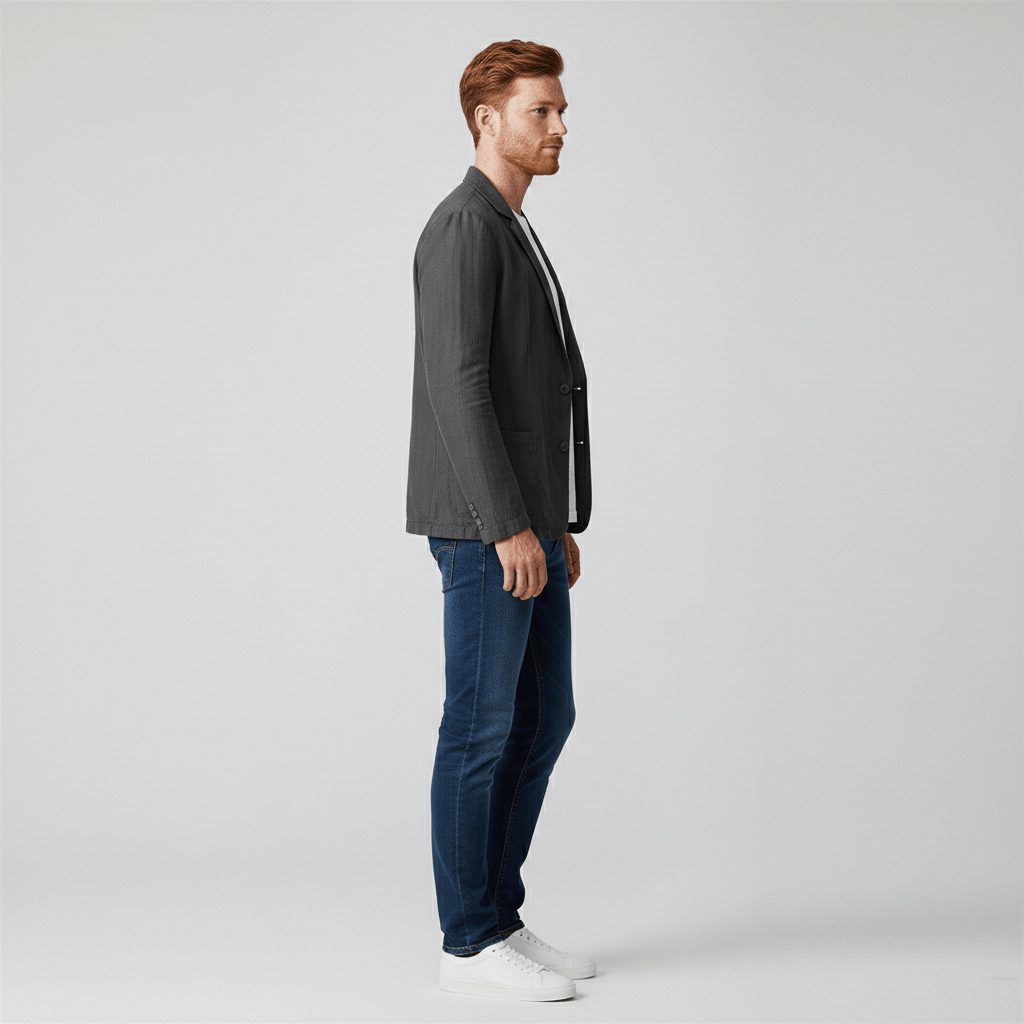 Langston Lightweight Blazer for Men Casual Two Button Blazer