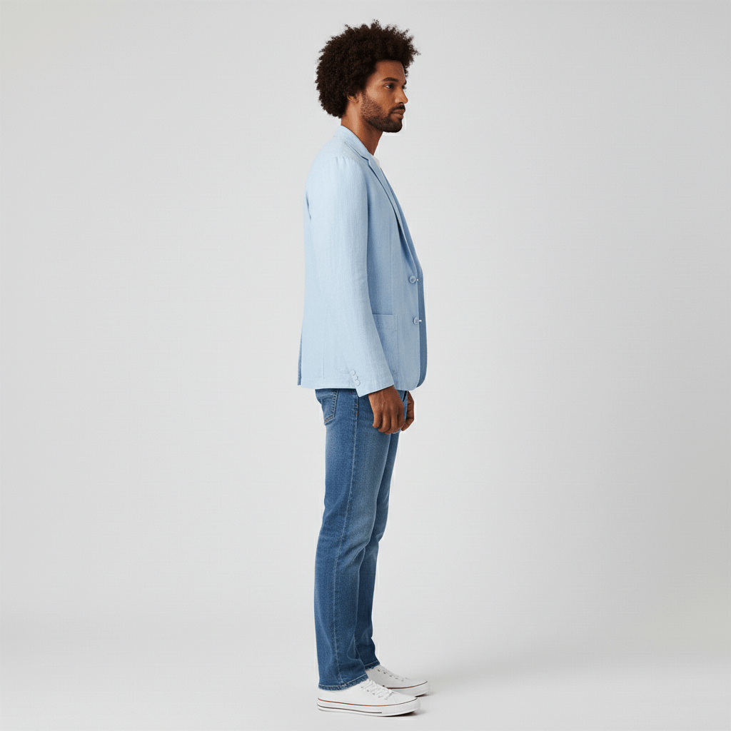 Langston Lightweight Blazer for Men Casual Two Button Blazer