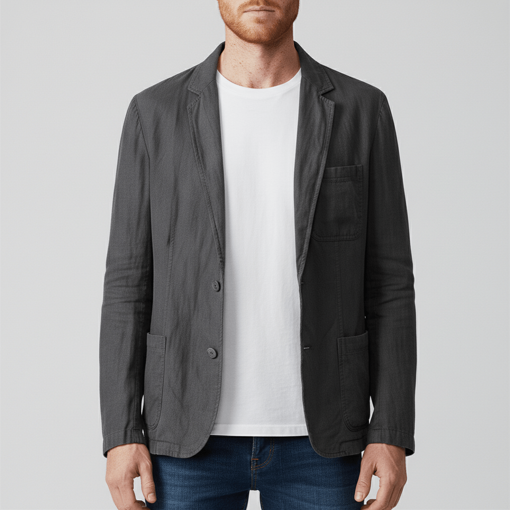 Langston Lightweight Blazer for Men Casual Two Button Blazer