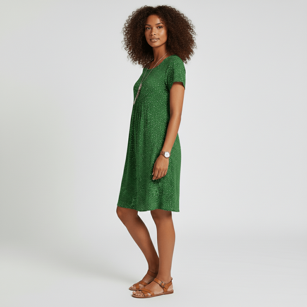 Lumi Casual Floral Midi Dress
