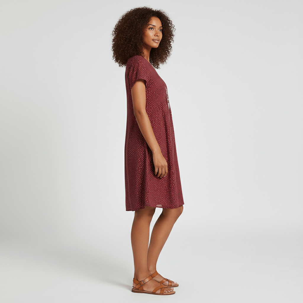 Lumi Casual Floral Midi Dress