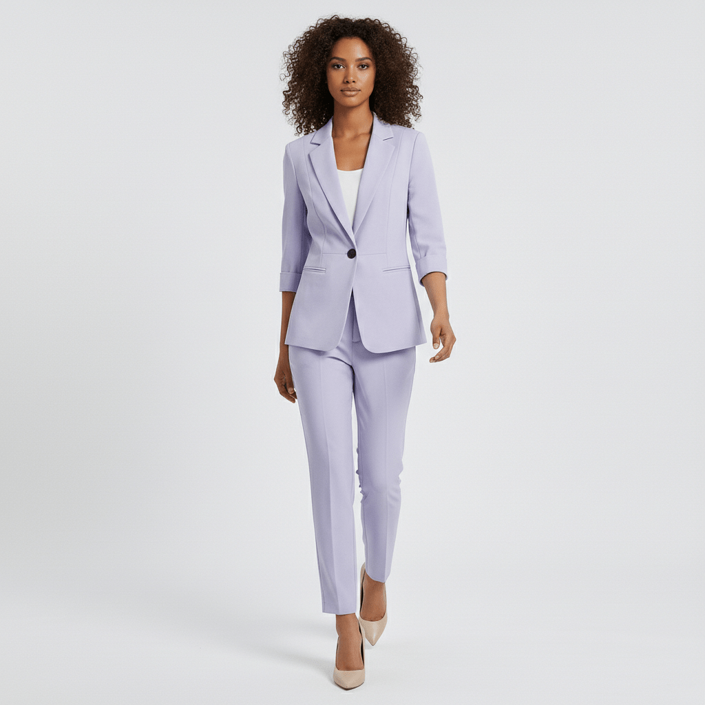 Melissa Two Piece Set Tailored Blazer and Slim Pants