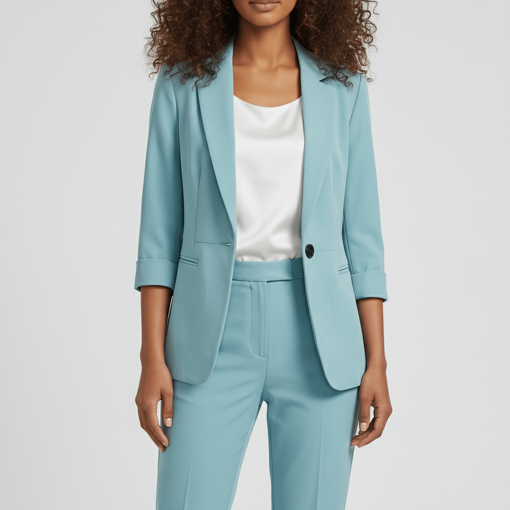 Melissa Two Piece Set Tailored Blazer and Slim Pants