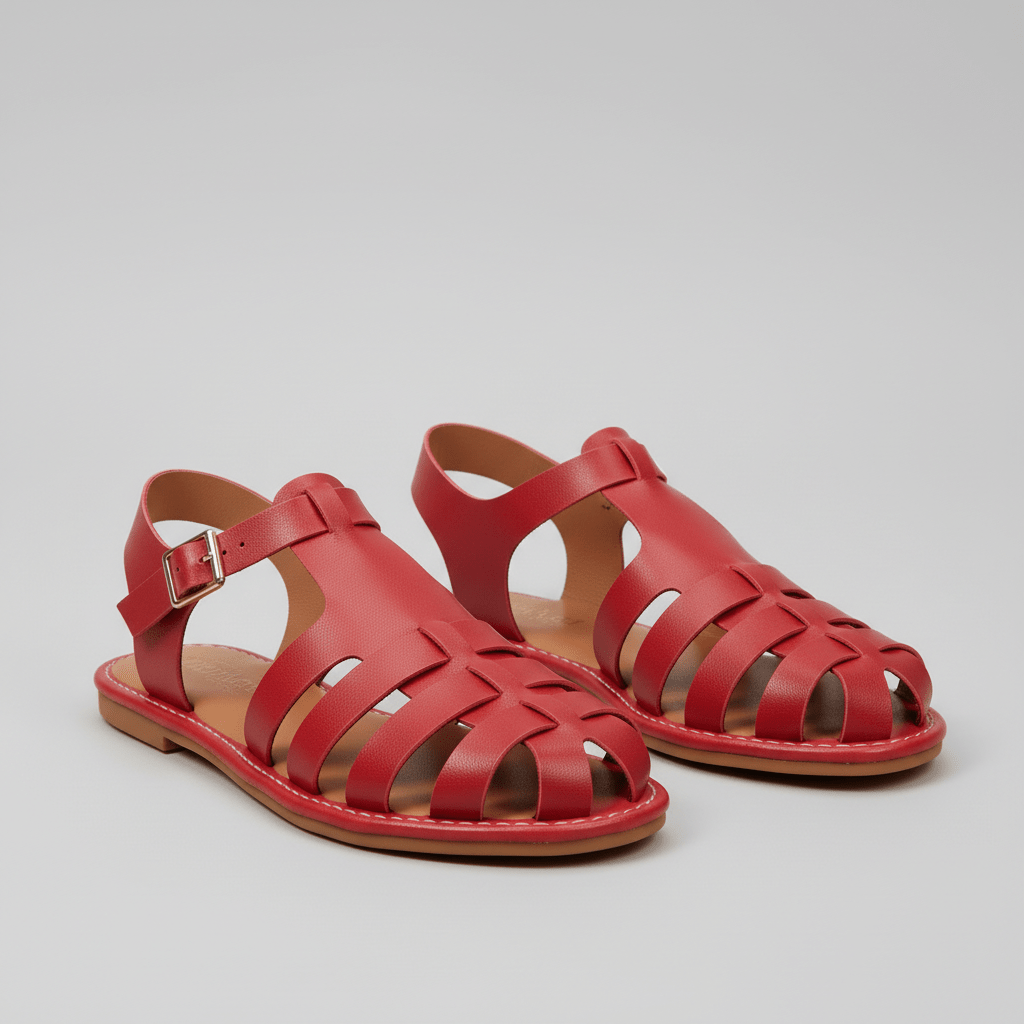 Vanessa Fisherman Sandals Closed Toe Buckle Sandals