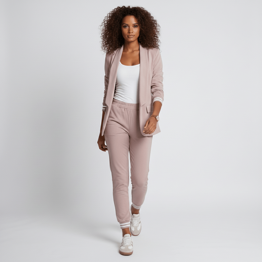 Aida Two Piece Set Blazer and Tapered Pants