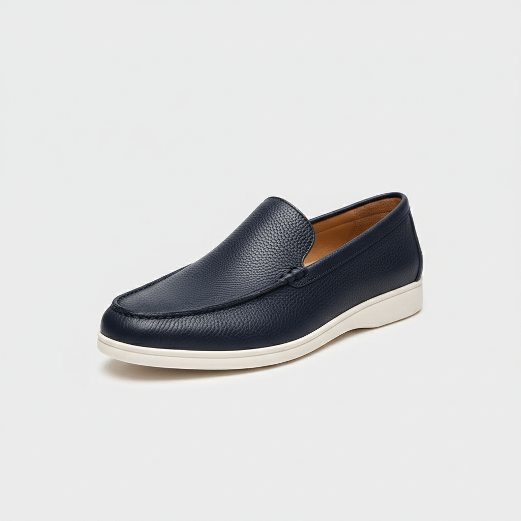 Bertram Minimal Slip-On Loafers with Comfort Sole