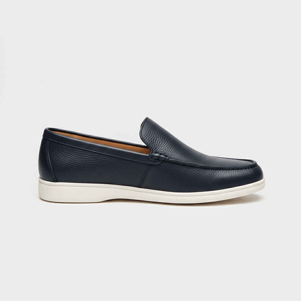 Bertram Minimal Slip-On Loafers with Comfort Sole