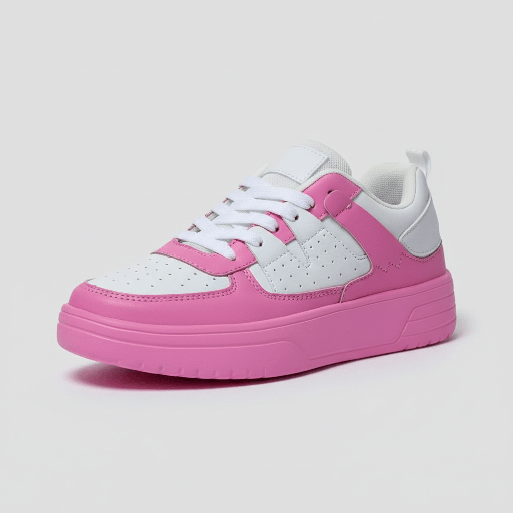 Cherie Trend Style Sneakers with Platform Sole
